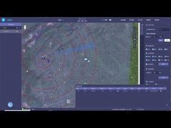 Anti-drone radar en integratie van tegendeurmaatregelen System debugging video, 5 km heen en weer