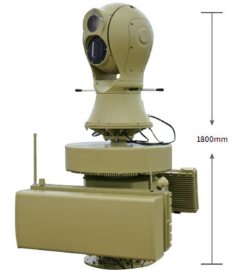 Compact tot 5000m tracking security radar systeem voor nauwkeurige detectie van bewegende doelen