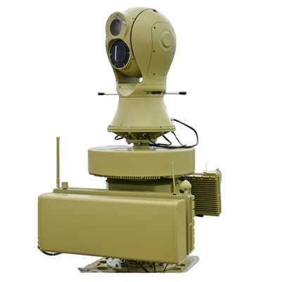Alle weersomstandigheden Passief Actief Drone Detectie Radar Systeem Combo Radar Defensief Systeem
