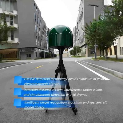9 KM Stoorstraal 13 KM Detectiebereik Passieve Spectrumdetectie Anti-Drone Systeem AI Herkenning