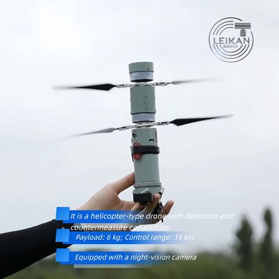 15km Vluchtradius 6 kg Ladinggooi AI Industriële drone vouwbaar lichtgewicht